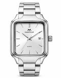 Silver Square Dial Luxury Watch